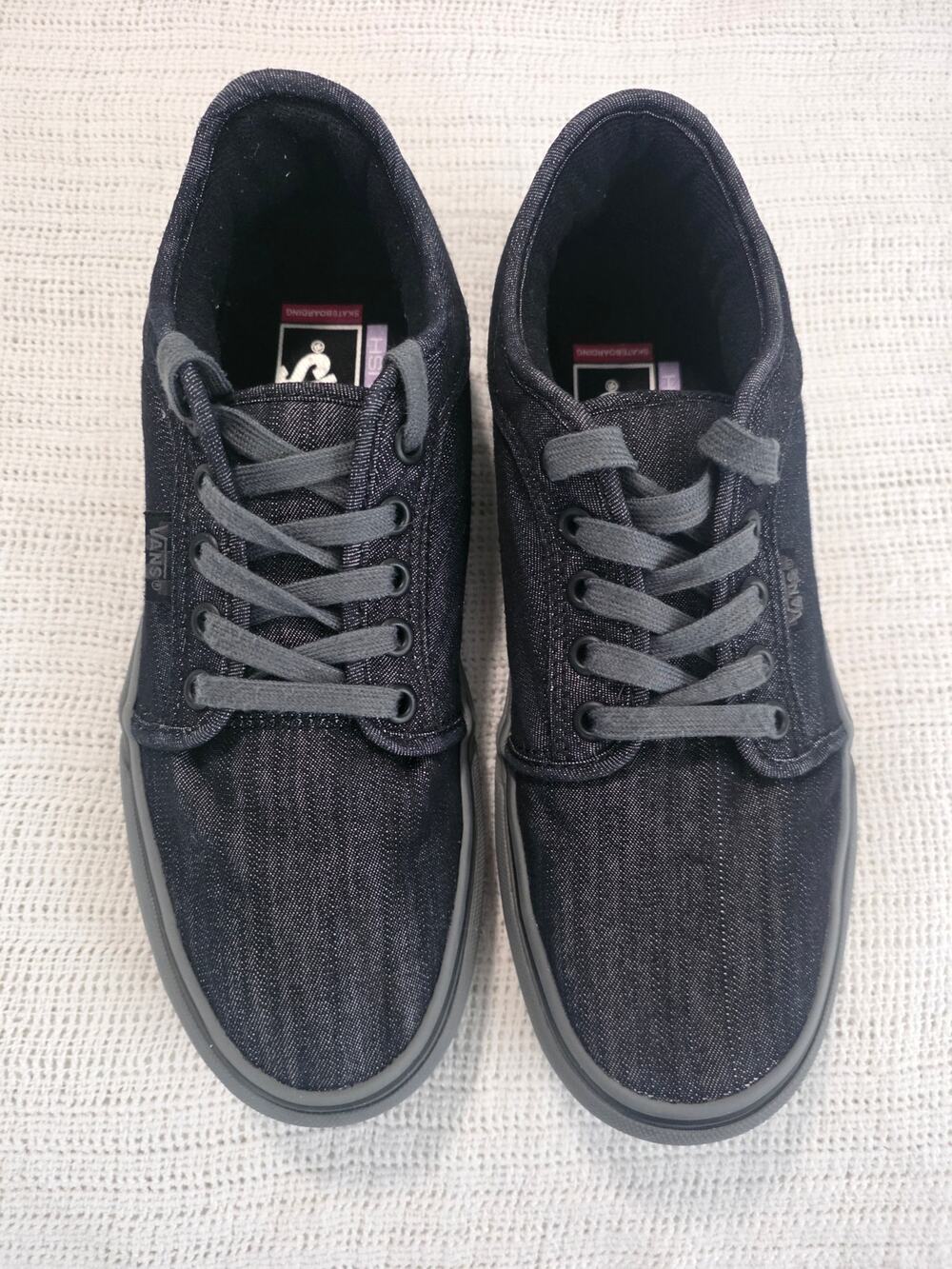 Vans Authentic Popcush Gray Skate Shoes Mens 6.5 Low Top Sneakers